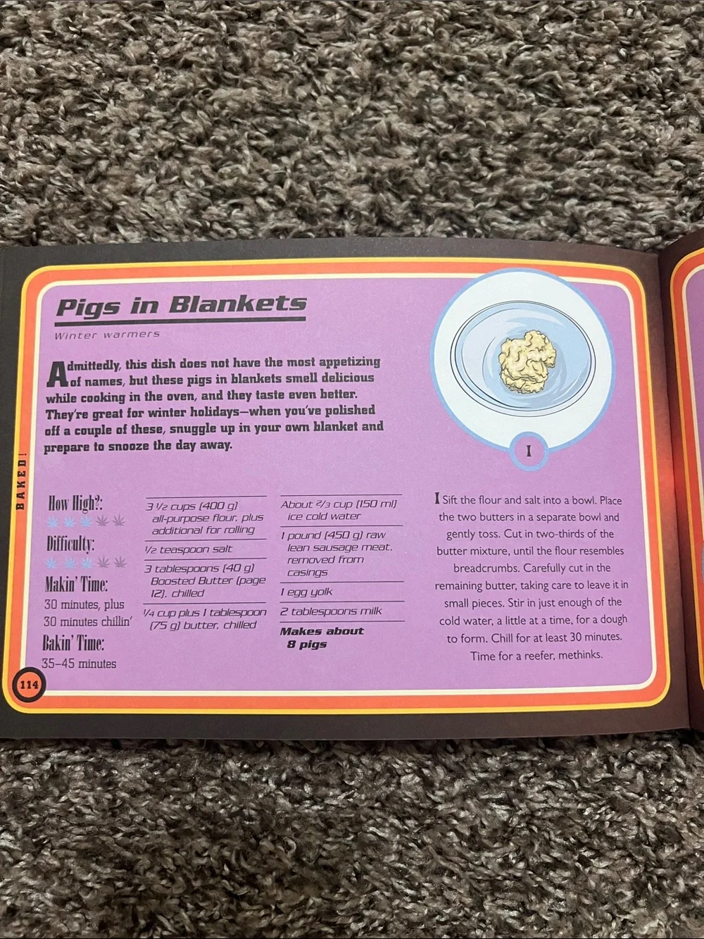 Baked! Marijuana Munchies To Make and Bake Book- New
